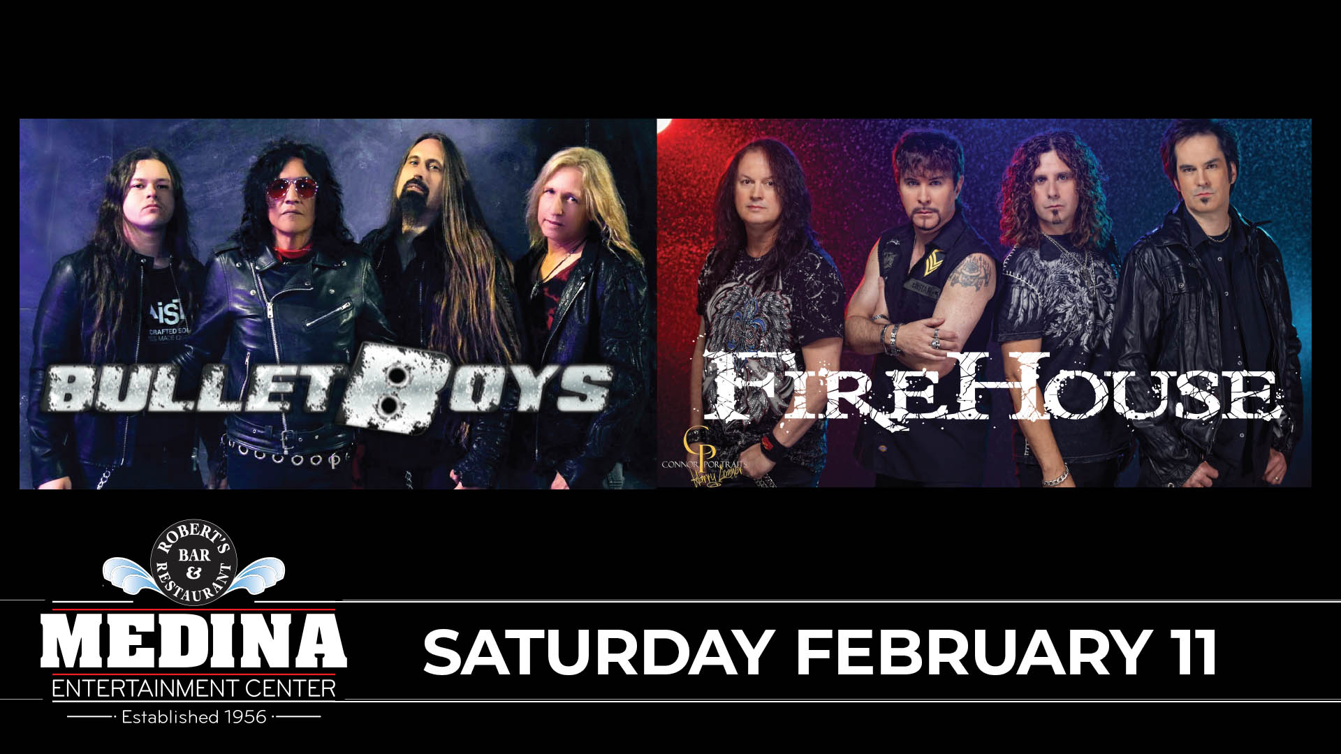 Bulletboys / Firehouse Medina Entertainment Center Saturday, February 11th, 2023 Doors: 7:00PM | Music: 8:00PM | 21+ Ticket Prices: $47.00 (Gold Seating), $41.00 (Silver Seating) & $35.00 (GA Seating) plus applicable fees