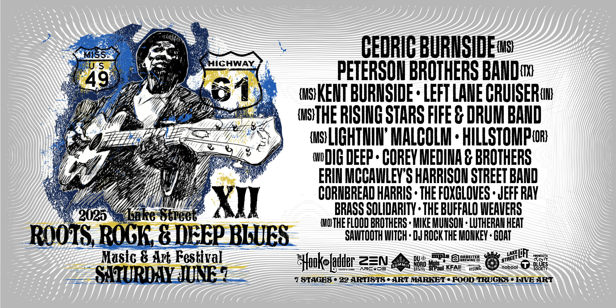 Saturday, June 7 The Hook and Ladder Theater Art Lot (Located on The Corner of 27th & Lake St) Arbieter Brewing