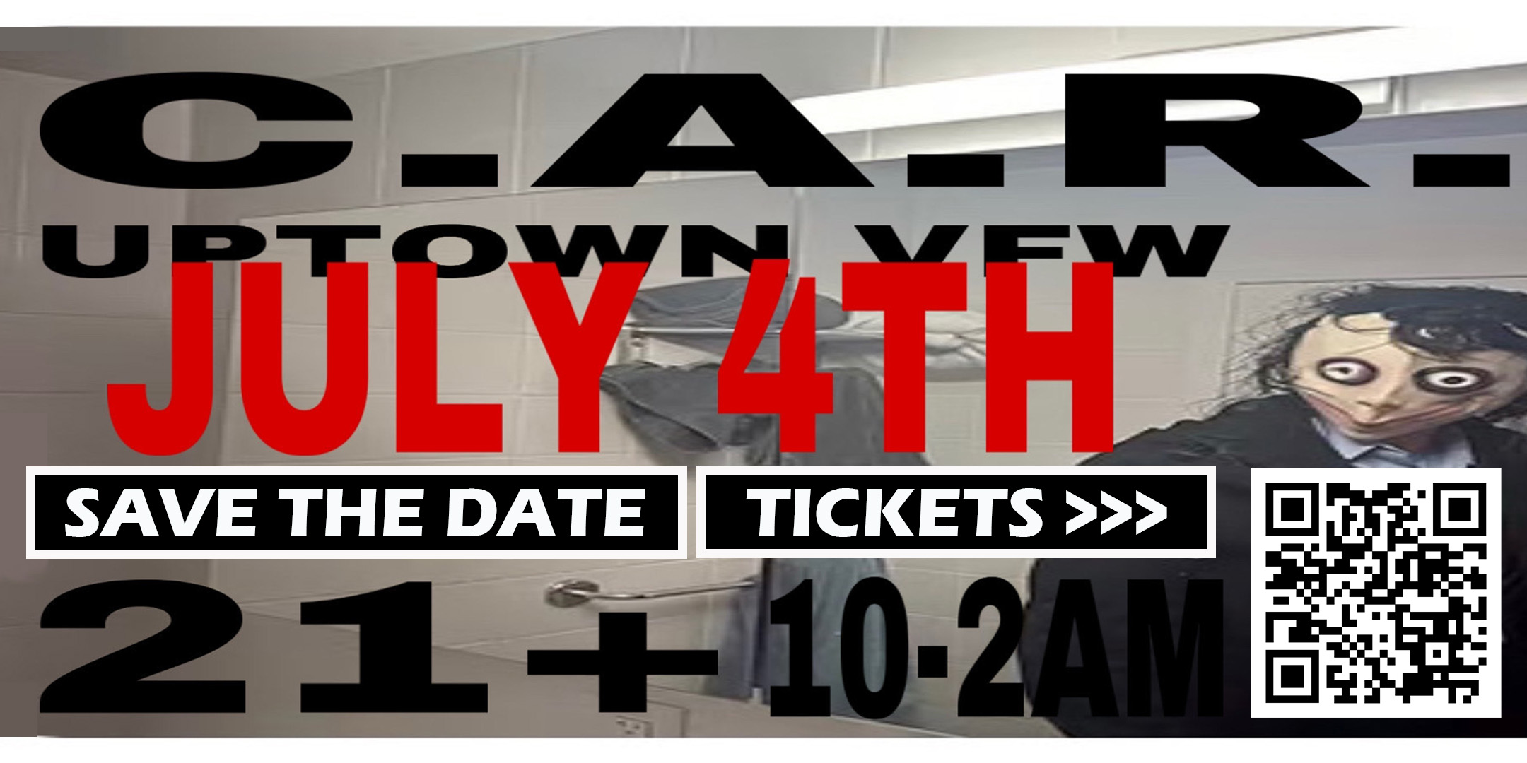CRIMES AGAINST RAVERS present INDEPENCE DAY NIGHT at the VFW Friday, July 4th James Ballentine "Uptown" VFW Post 246 Doors 10:00pm :: Music 10:00pm :: 21+ $10 ADV (Box-Office) / $12.16 Online / $15 DOOR