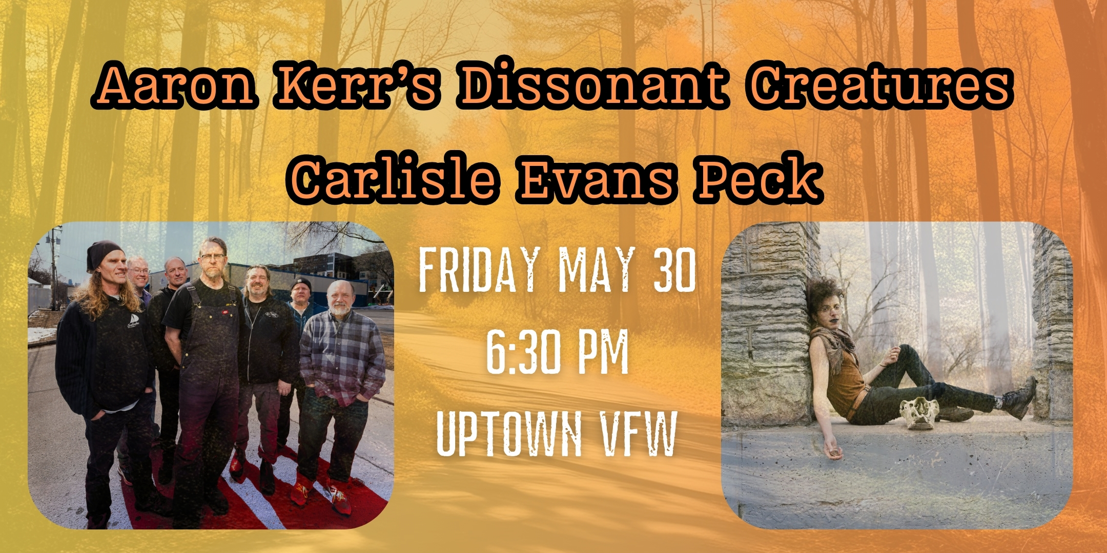 Friday, May 30 James Ballentine "Uptown" VFW Post 246 Doors 6:30pm :: Music 7:00pm :: 21+ GA: $10 Box-Office / $12.16 Online / $15 Door