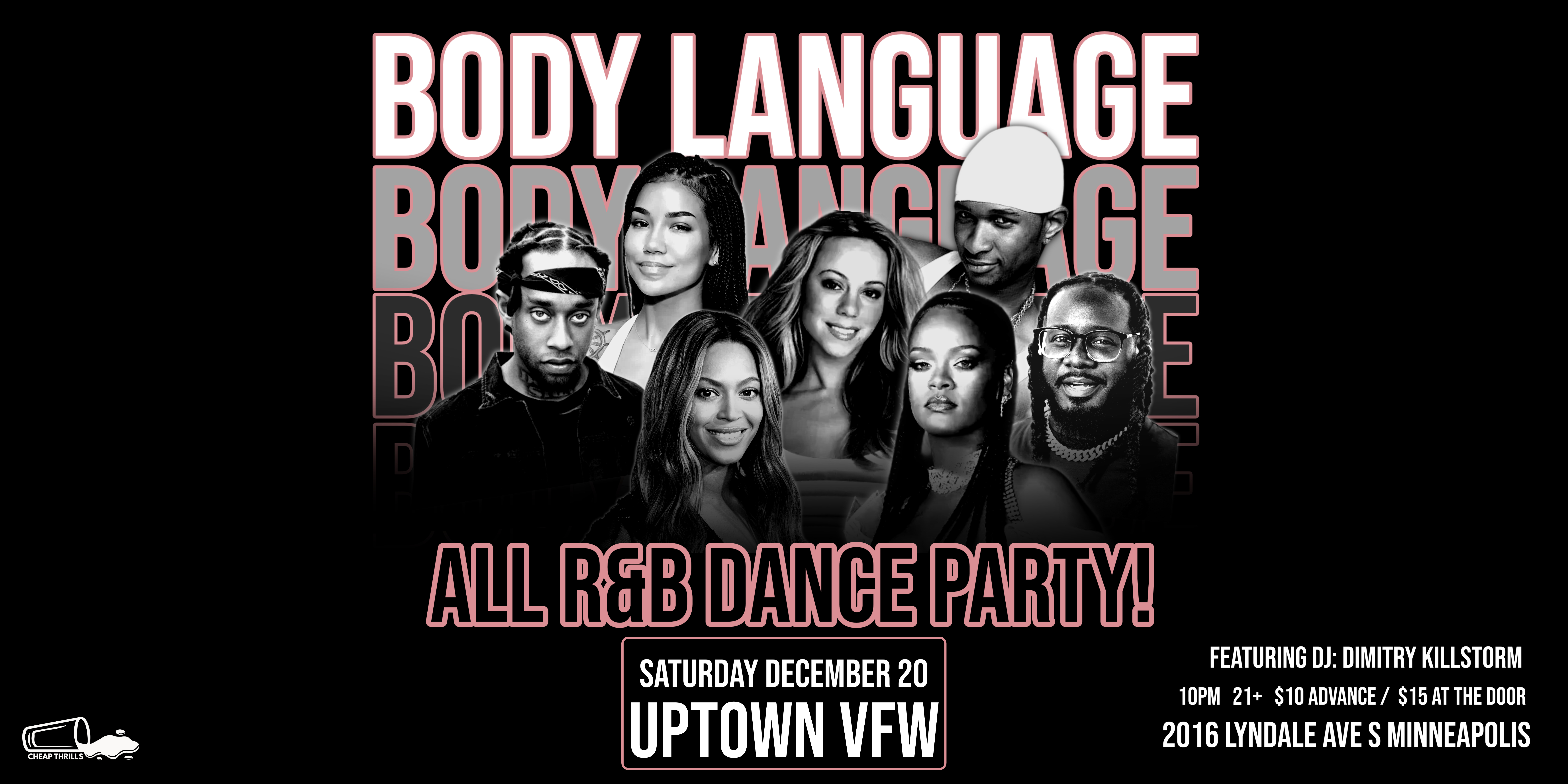 Saturday December 20 James Ballentine "Uptown" VFW Post 246 2916 Lyndale Ave S Mpls Doors 10pm :: Music 10pm :: 21+ GA: $10 Box-Office / $12.16 Online / $15 Door