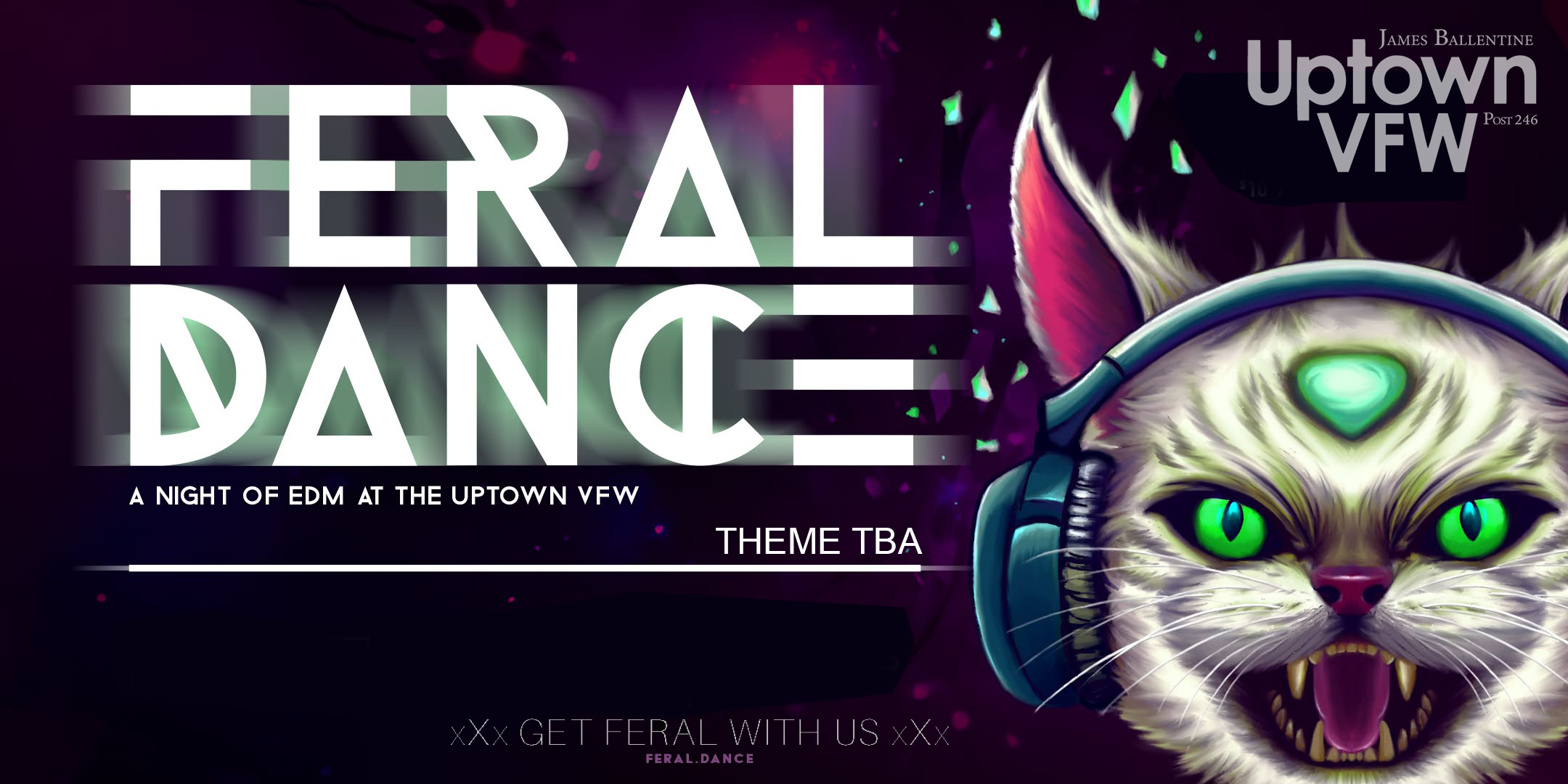 Friday May 15, 2026 James Ballentine "Uptown" VFW Post 246 10:00pm :: 21+ GA: $11 Box-Office / $13 Online / $15 Door