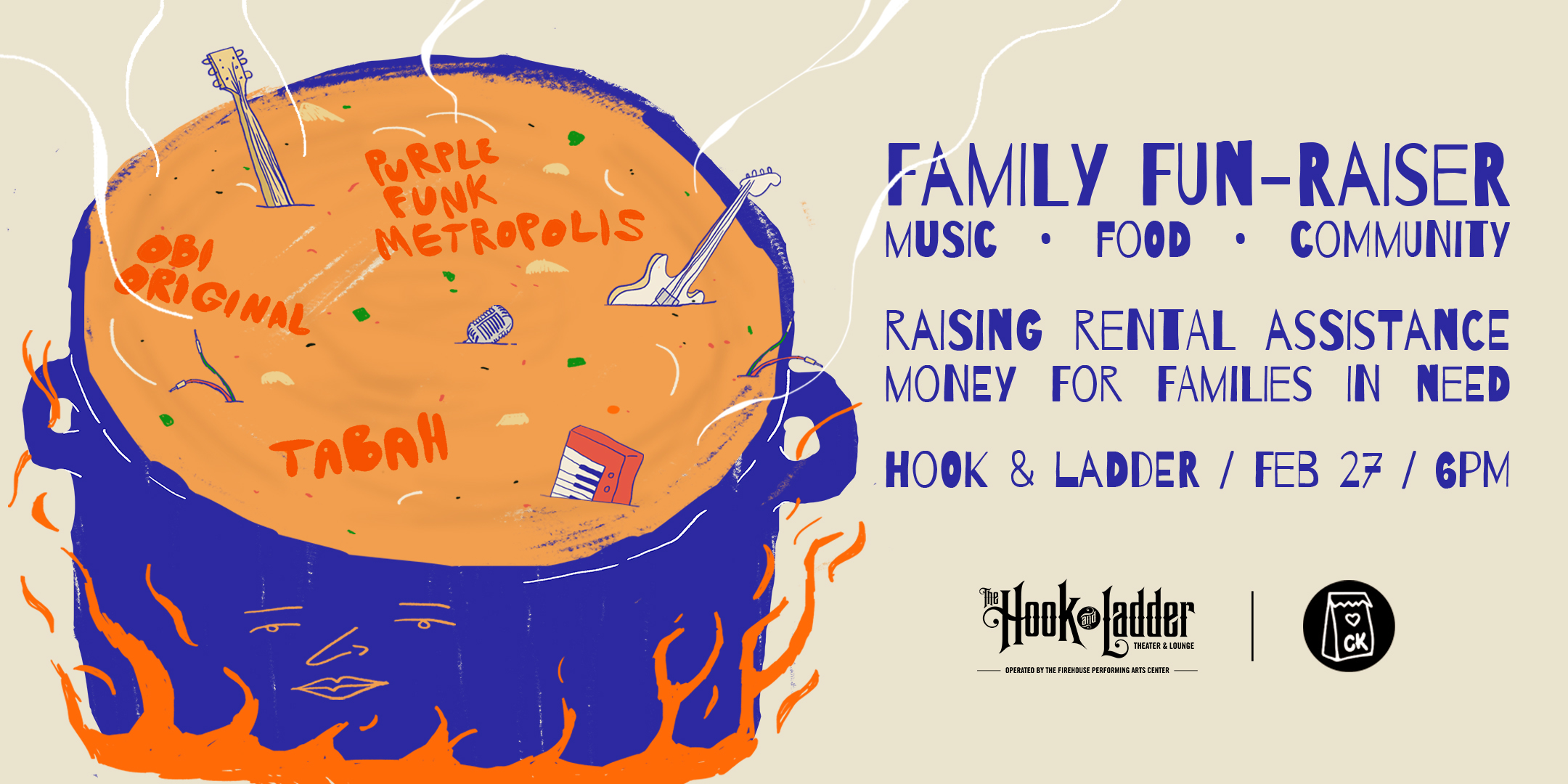 FAMILY FUN-RAISER ------- February 27, 2026 Doors 7 PM $31 ADV (Box-Office) / $34 ADV (Bx-Office) / $36 DOOR $15 Off Discount Code: CHINGALAMIGRA