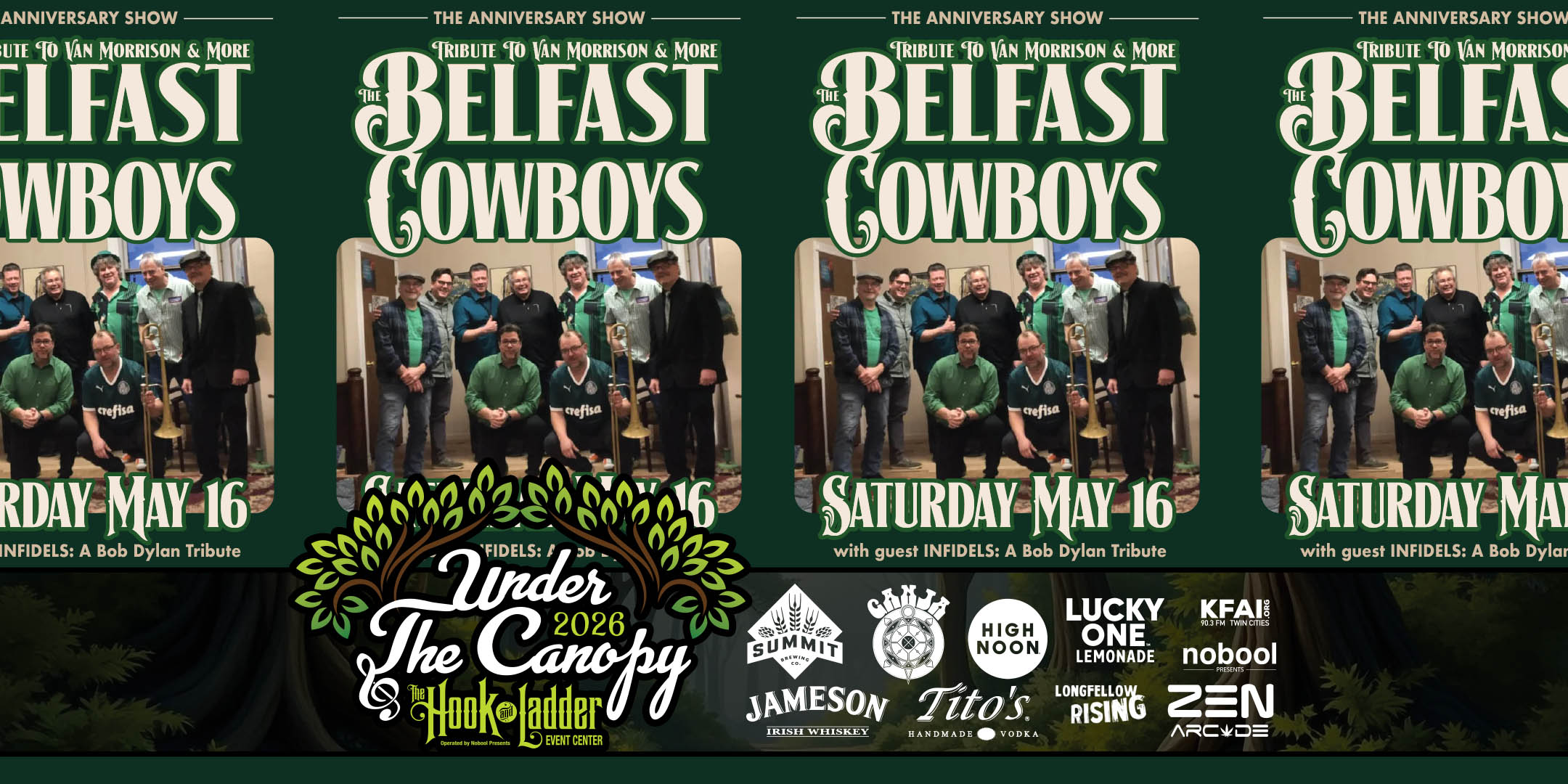 Saturday, May 16 Under The Canopy @ The Hook and Ladder Event Center "An Urban Outdoor Summer Concert Series" Doors 6:00pm :: Music 7:00pm :: 21+ RAIN or SHINE RESERVED SEAT: $32 ADV (Box-Office) / $35 ADV (Online) / $40 DOOR GA: $25 ADV (Box-Office) / $28 ADV (Online) / $32 DOOR